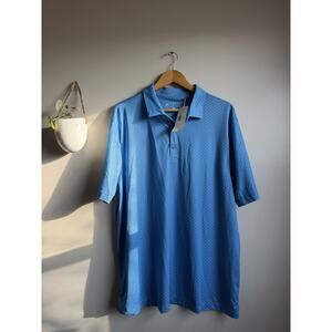 Bermuda Sands Golf Blue Floral Polo Men’s Size Large NWT